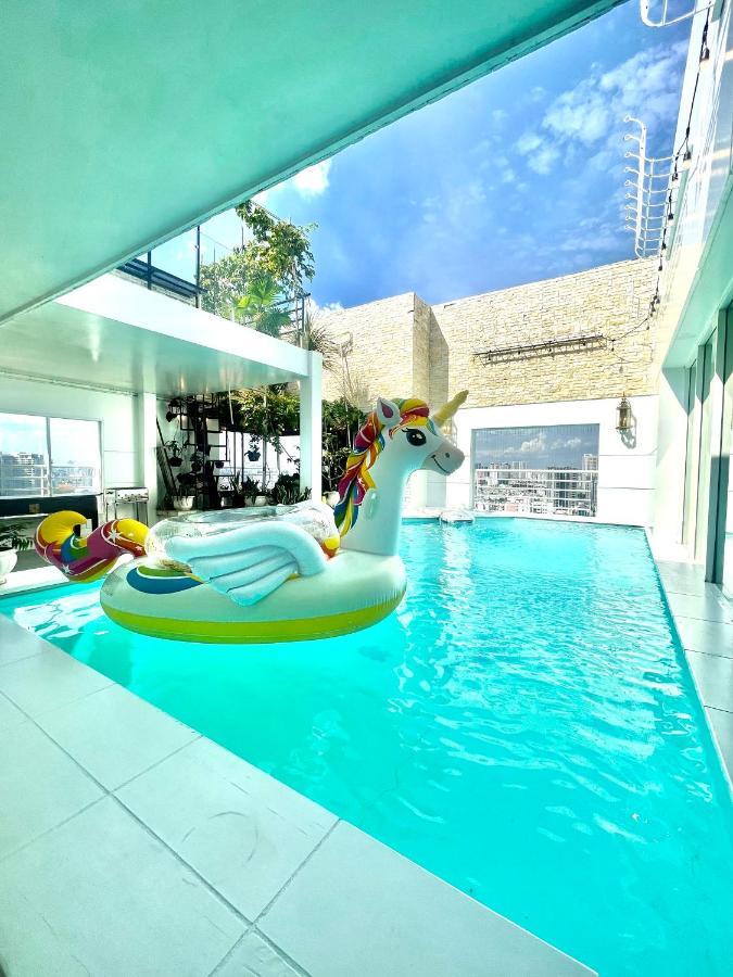 White Penthouse-rooftop Pool Private -central Căn hộ *