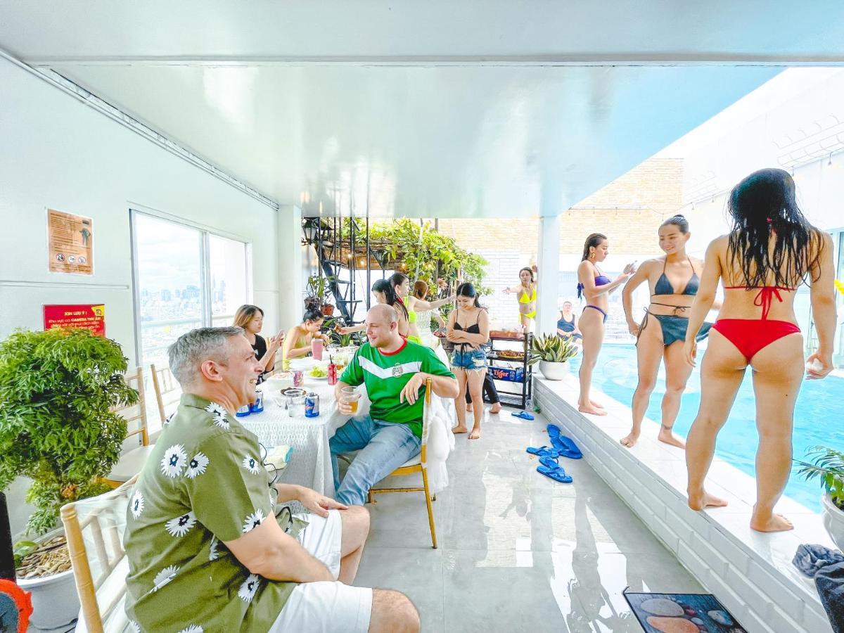 White Penthouse-rooftop Pool Private -central Căn hộ *