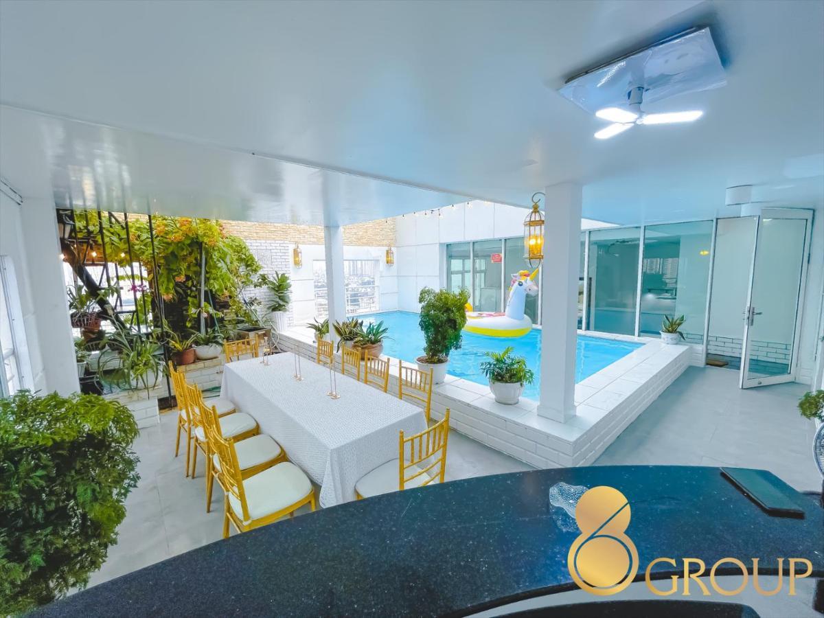 White Penthouse-rooftop Pool Private -central Căn hộ *